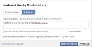 tvorba facebook stránky